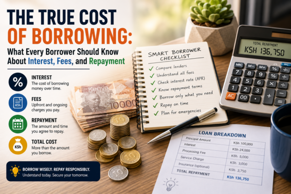 what it cost you when you borrow money.