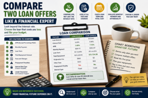 compare loans before taking one to be on a safer side.